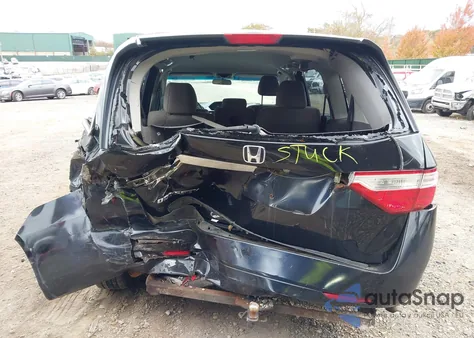 2012 Honda Odyssey Ex from USA, damaged, VIN 5FNRL5H43CB017545